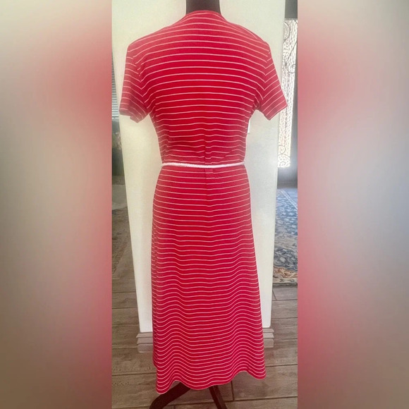 JG Hook size Small red striped nautical maxi dress - Picture 5 of 8